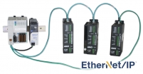Stepper drives with embedded Ethernet switch