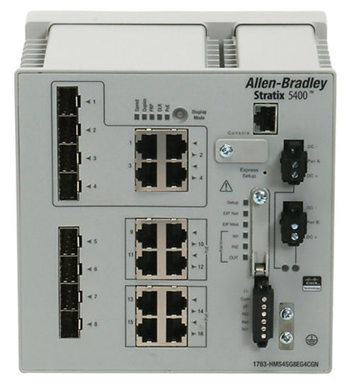 Stratix 5400 Industrial Ethernet Switch.