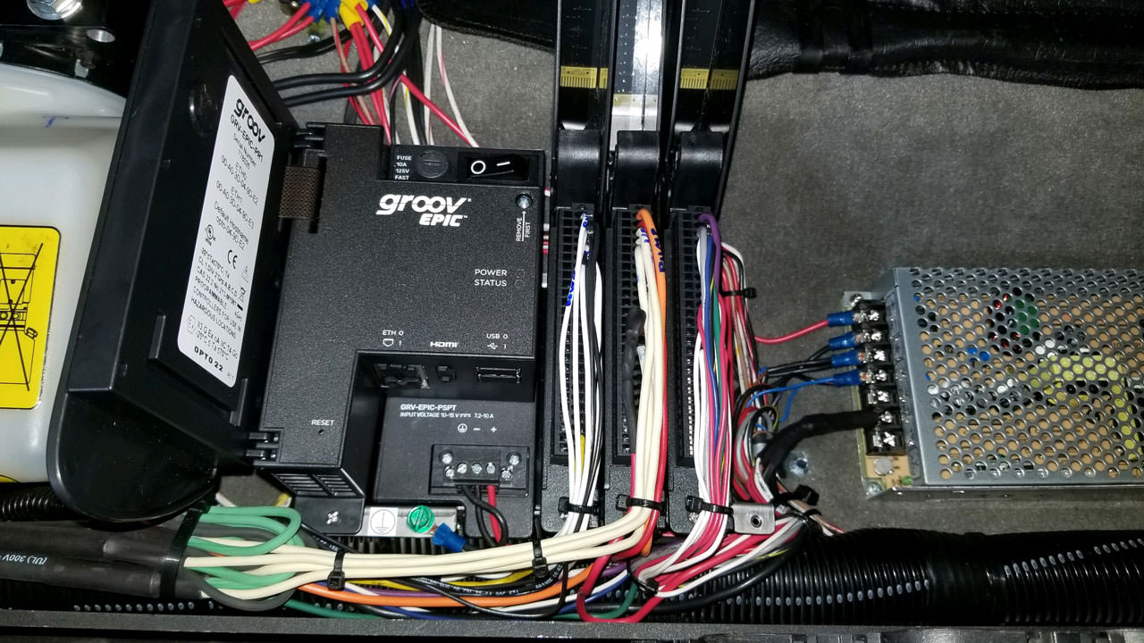 groov EPIC embedded inside the truck’s lift system