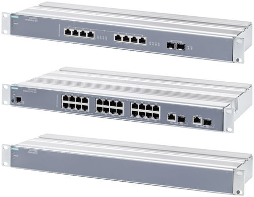 Siemens is expanding its Industrial Ethernet switches portfolio by new PoE variants, including Scalance XR-100PoE WG and Scalance XR-300PoE WG. Should the power provided by the switch not be sufficient, the Scalance XR-300PoE WG, for example, can be augmented with PoE power supplies such as the Scalance PSR9230PoE to deliver up to 570 watts of power.