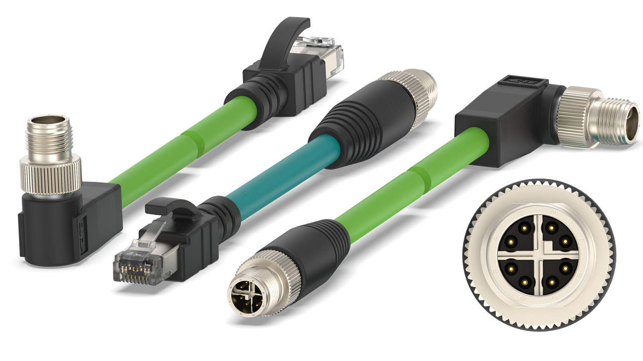 M12 X-Code cables are a type of category 6A cable (CAT6A), standardized twisted pair cables for Ethernet.