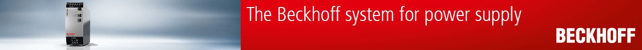 Beckhoff power supply banner ad
