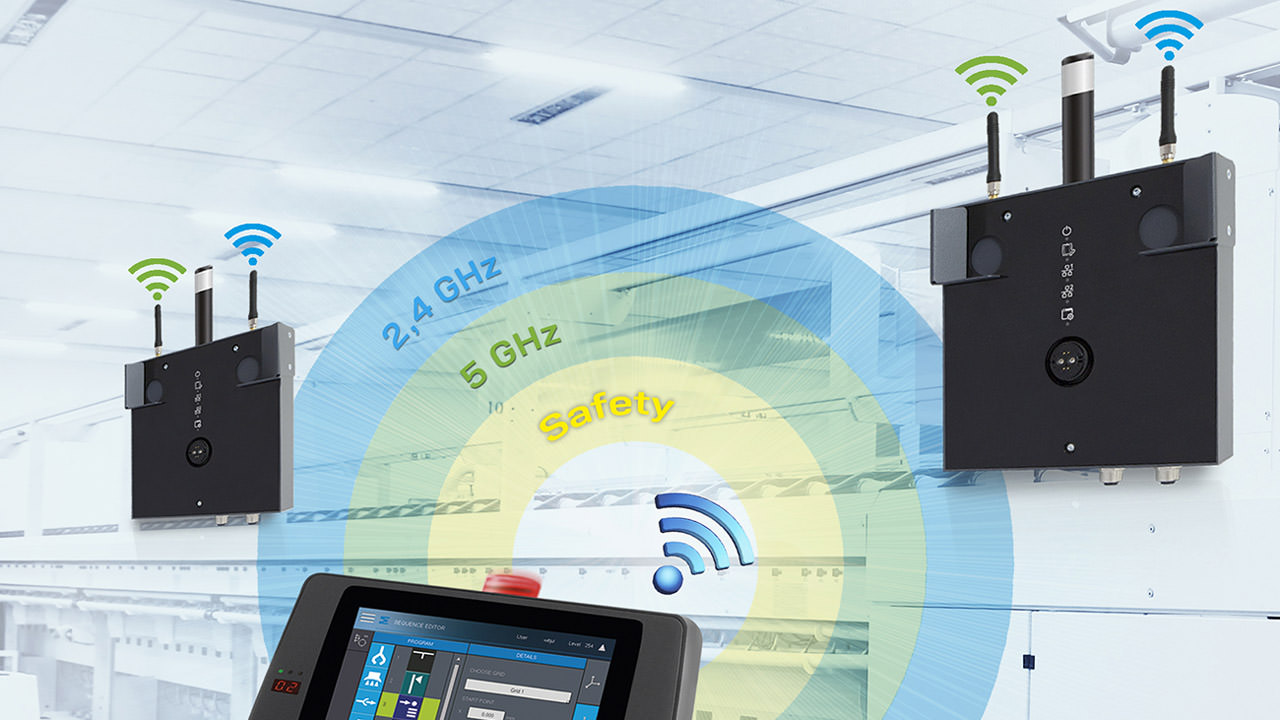 SIGMATEK has developed a wireless roaming feature for wireless HMIs.