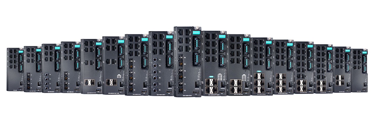 The new EDS-4000/G4000 Series offers a comprehensive portfolio with 68 models, ranging from 8 ports to 14 ports.