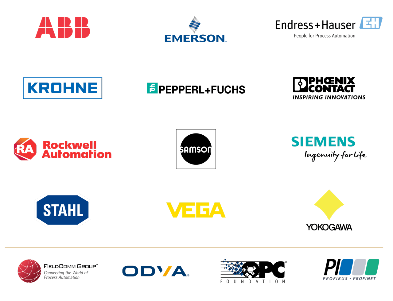 Industry partners and associations of The APL Project.