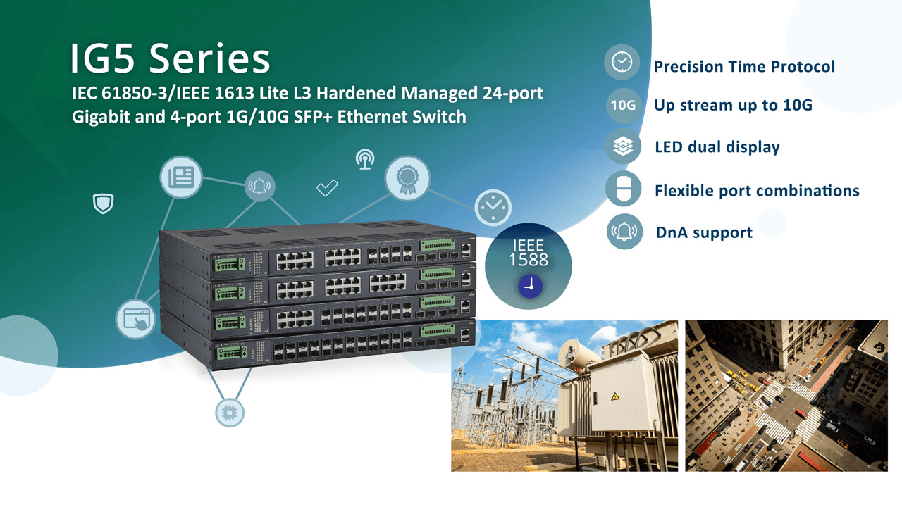 EtherWAN IG5 rack mount series managed switches