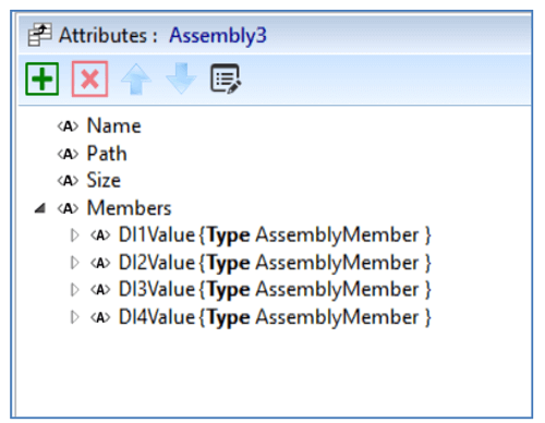 Figure 9 - Assembly Attributes.