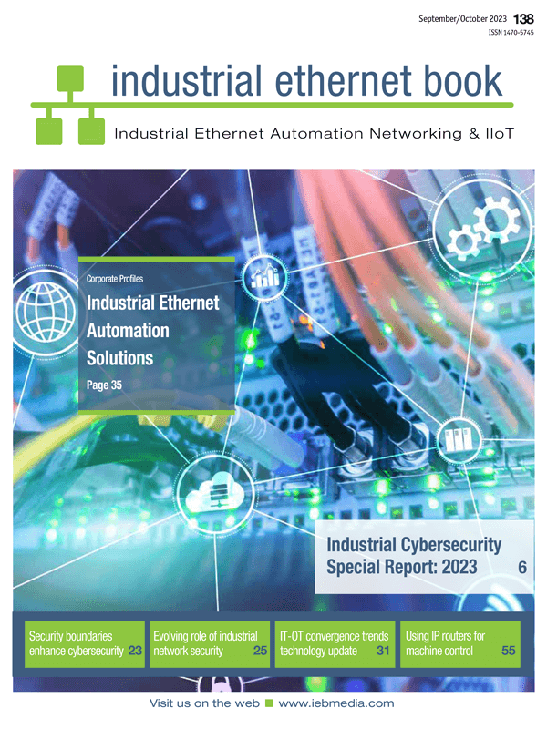 Industrial Ethernet Book: September 2023 Cybersecurity Issue