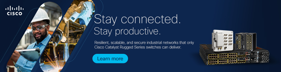 Cisco banner ad "Stay Connected"