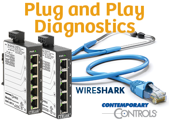 Contemporary Controls banner ad "Plug and Play Diagnostics"