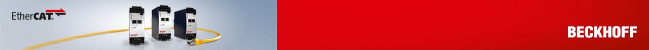 Beckhoff banner ad: EtherCAT power supplies