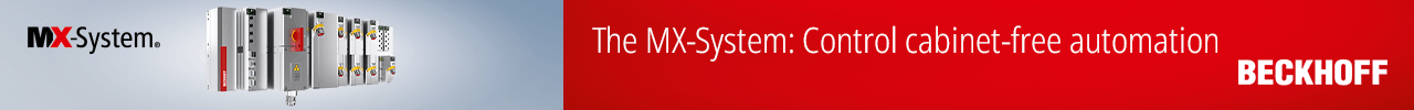 MX system from Beckhoff Control cabinet-free automation