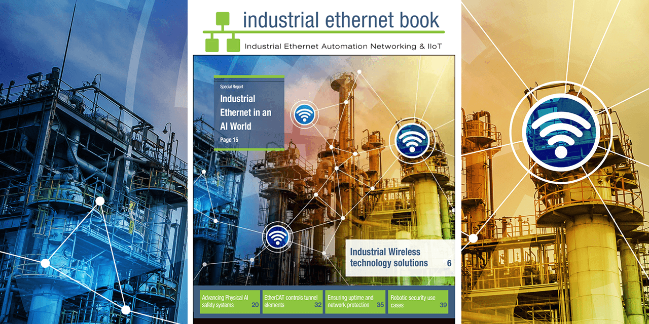 November/December issue cover highlighting industrial wireless and Industrial Ethernet in an AI world