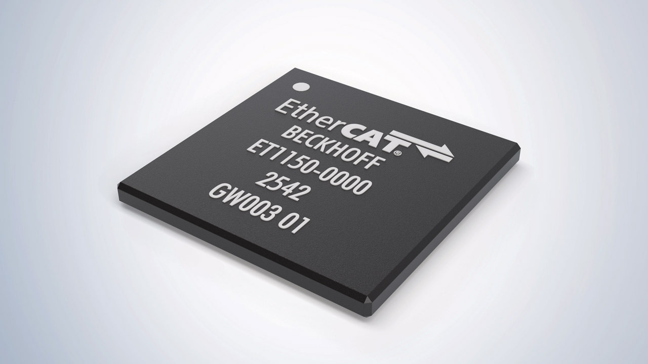 The ET1150 EtherCAT ASIC presented at SPS 2025 is an example of the continuous further development of EtherCAT technology.