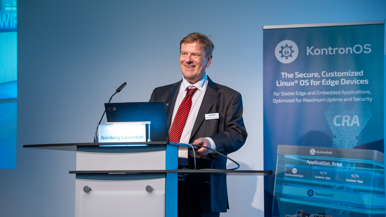 Kontron at SPS 2025 announcing congatec cooperation